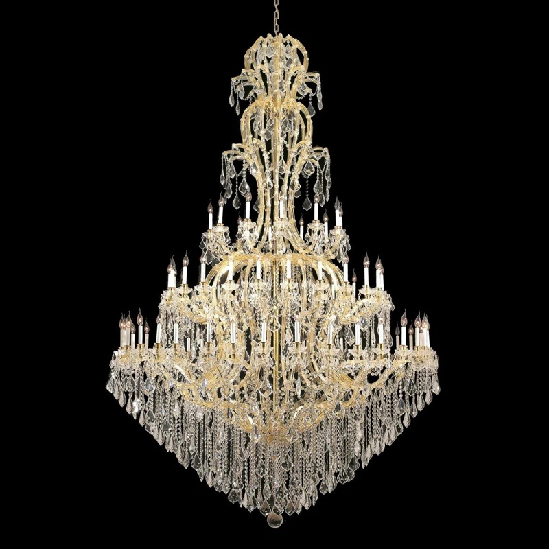 Customize Modern Lights Indoor Lighting Decoration Glass Large Candle Chandeliers For Stairs | Освещение