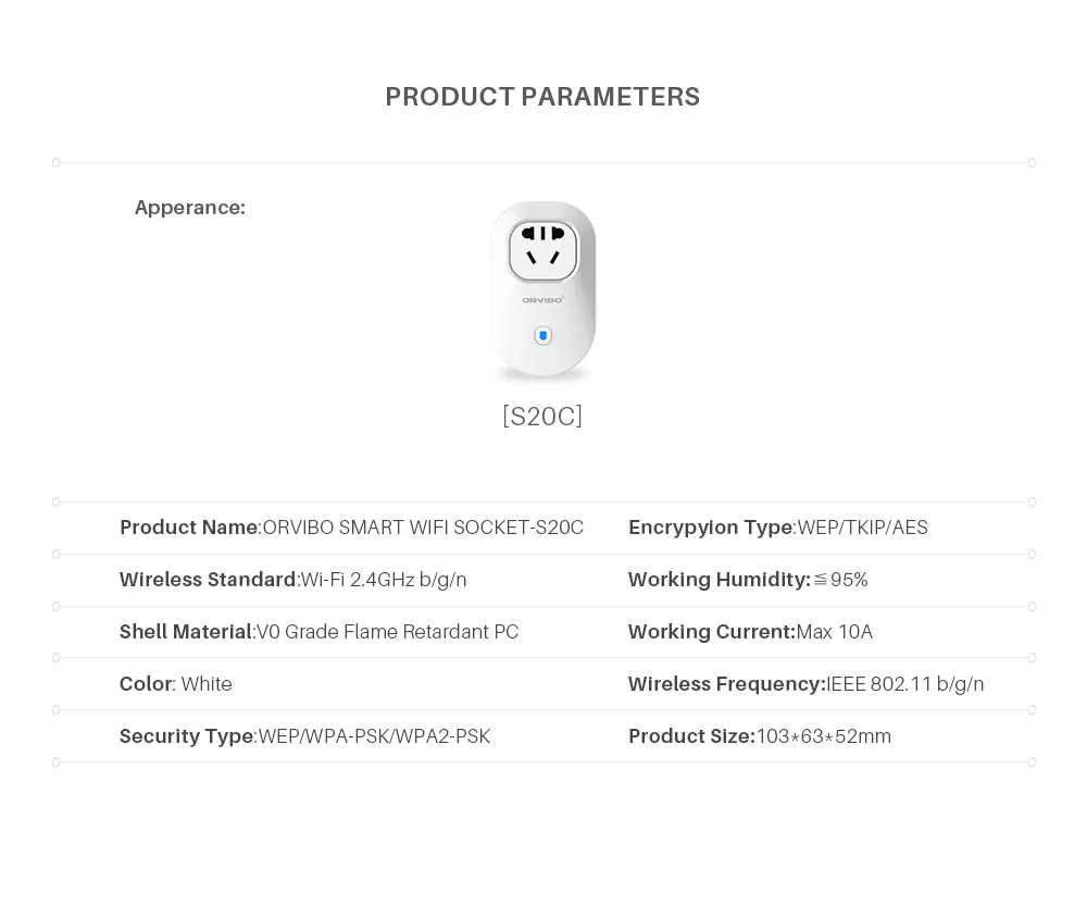 Orvibo S20C AU Wi-Fi розетка беспроводной пульт дистанционного управления работает с Alexa& Goolge умный дом автоматизация Поддержка iOS Android
