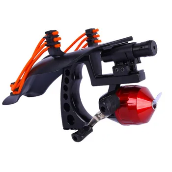 

Best selling strong hunting fishing artifact high quality stainless steel slingshot bolt shooting fish slingshot set 2019 new