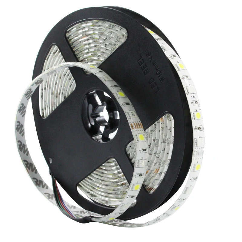 Водонепроницаемый IP65 rgbw полосы огни 5050 SMD RGB Белые Цвет светодиодные Освещение DC12V