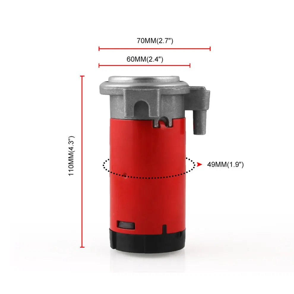 Портативный 12V воздушный компрессор для автомобилей Грузовик Лодка труба Супер громкий звуковой сигнал Рог Комплект, лидер продаж Рынок тенденция