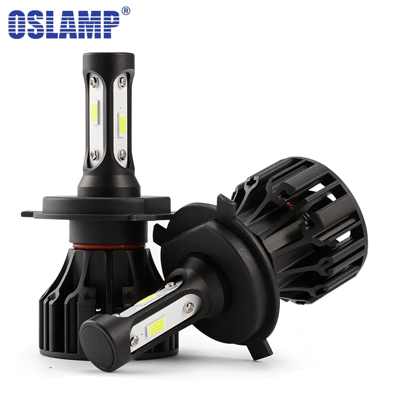 Oslamp T5 H1 H3 H4 H7 H11 COB Светодиодный фонарь 8000лм 72 Вт 6500 к автомобильная передняя лампа