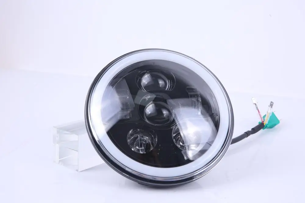 7 Inch Projector Daymaker Led Headlight HiLo Beam DRL Turn Signal For Lada 4x4 Urban Niva Jeep Suzuki Samurai LED Headlamps 10