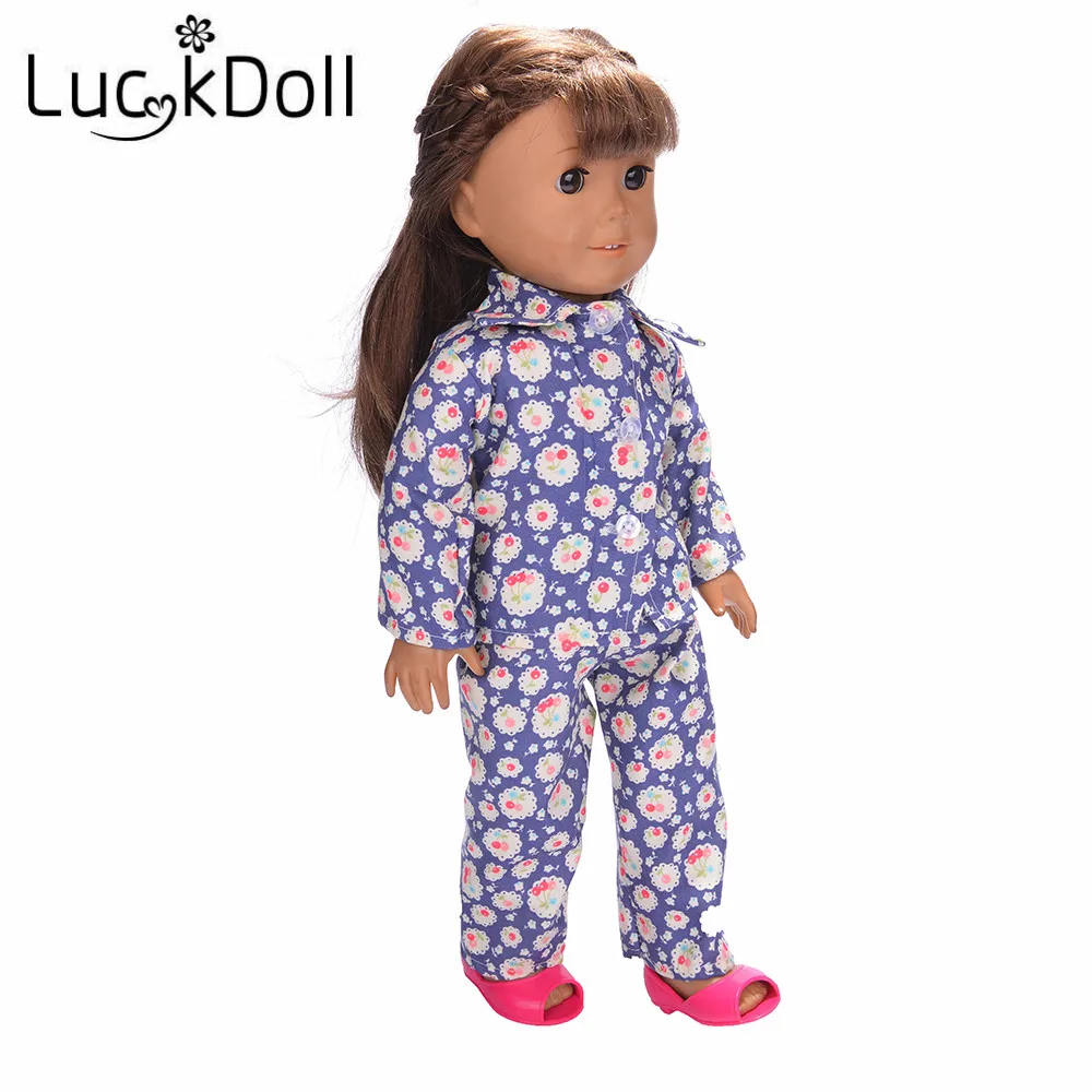 Luckdoll пижама с принтом вишни 14 5 Дюймов Американская кукла Wellie wherher детский