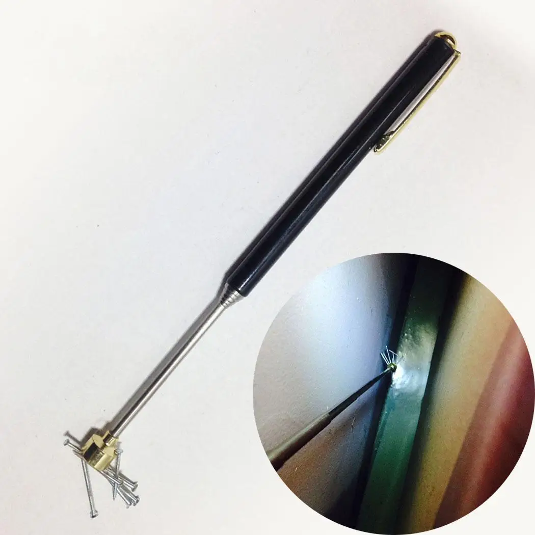 Магнитная ручка форма палочка ручной инструмент Регулируемая длина Портативный Телескопический магнит
