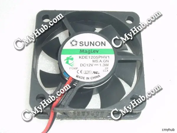 Для SUNON KDE1205PHV1 MS.A.GN 12 В постоянного тока 1 3 Вт 5015 5 см 50 мм 50x50x15 2-контактный
