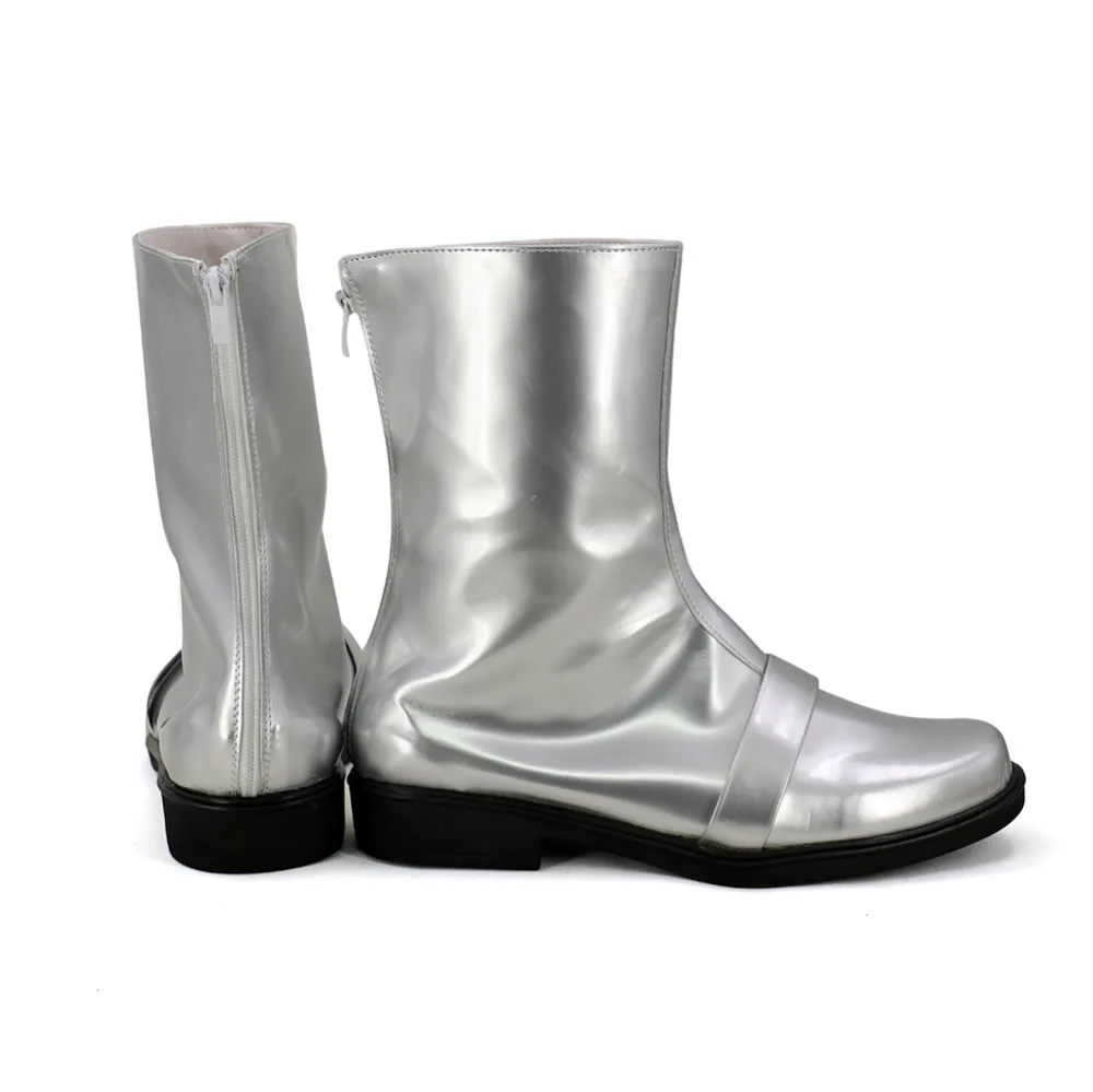 Kamen Rider Double Masked Rider 1 Silver Cosplay Boots Shoes Custom Made (3)