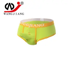 Новый WJ сексуальные низкой талией men'boxers нижнее белье сплошной цвет мужской треугольник мужской печатных сексуальное нижнее белье Боксеры