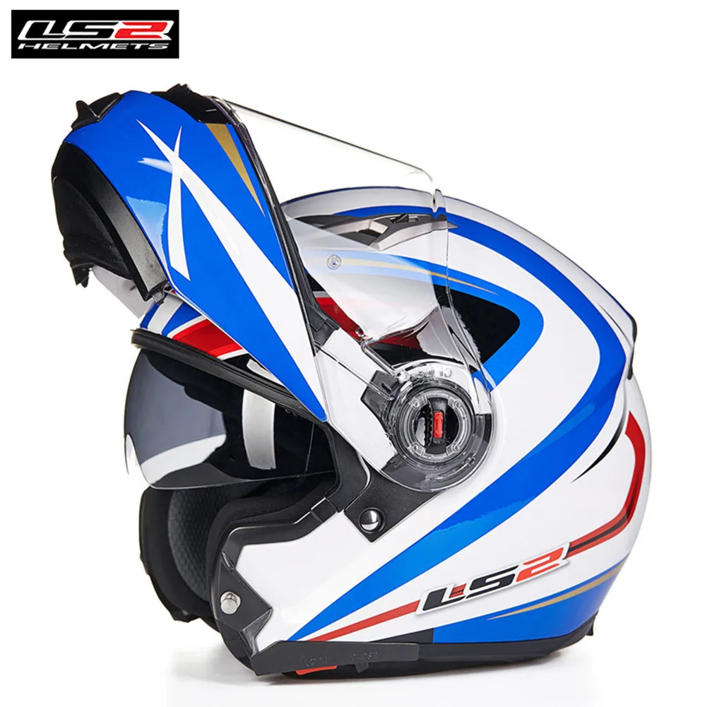 LS2 FF370 модульный Filp up мотоциклетный шлем полный уход за кожей лица гоночный скутер Casco Moto Capacetes de Motociclista двойной козырек