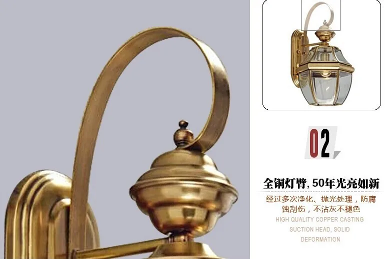 LED Copper Wall Lamp-7