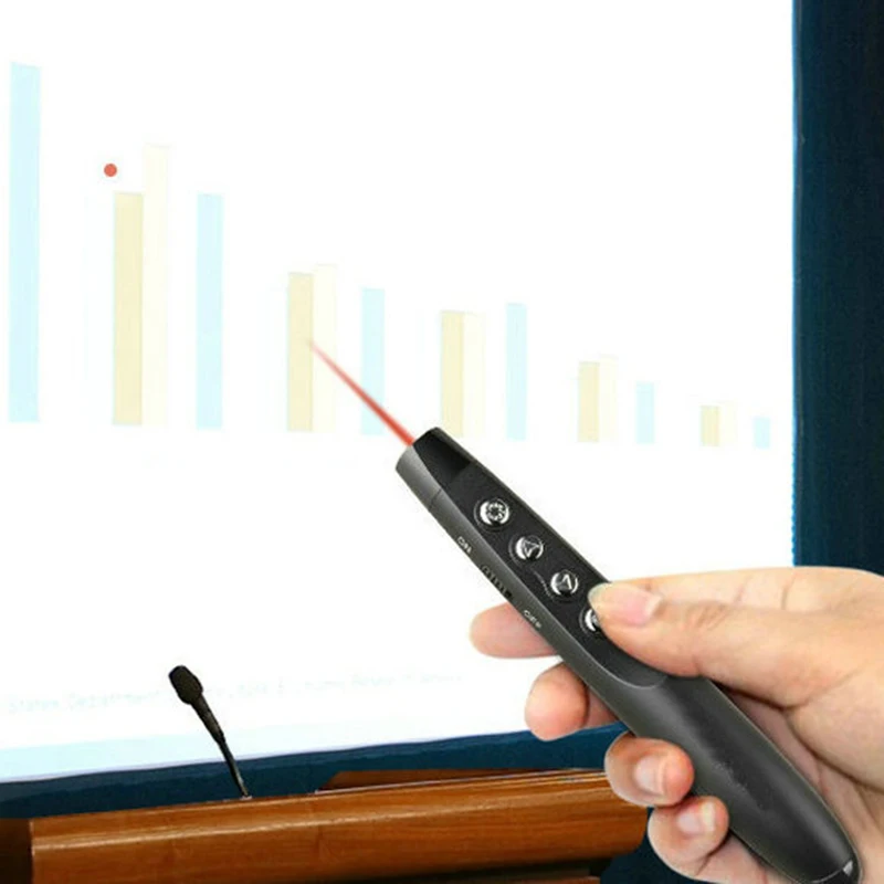Rf 2,4G беспроводной Ppt Презентер слайд Advancer флип ручка Указатель Презентация Powerpoint кликер пульт дистанционного управления