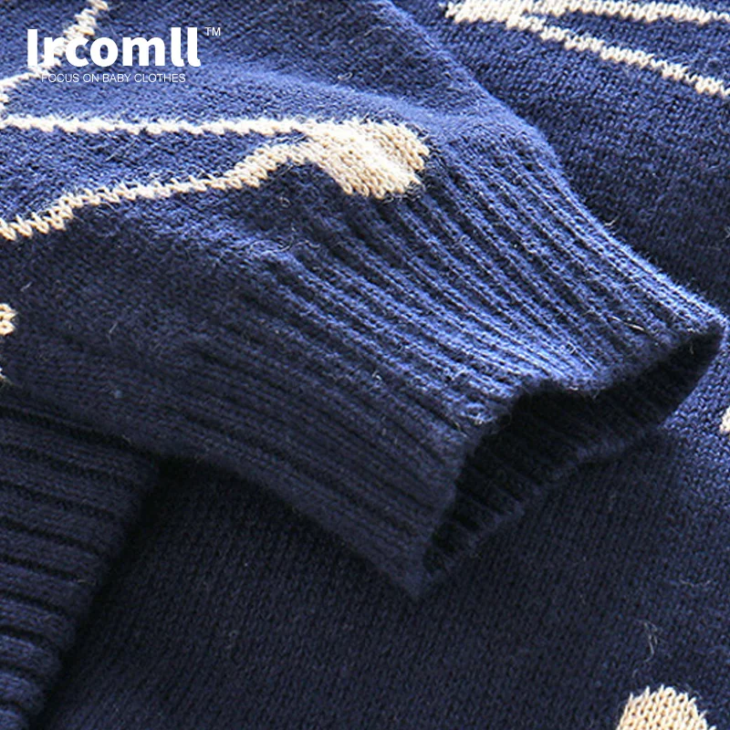Высококачественный Осенний комбинезон для новорожденных Ircomll Хлопковый вязаный
