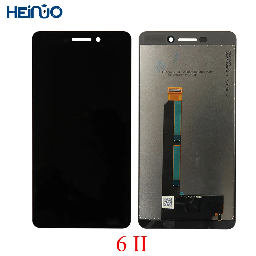 

Original LCD For Nokia 6 II 2018 LCD Display Touch Screen Digitizer Assembly For Nokia 6 6.1 2018 TA-1043 TA-1045 1050 1054 1068
