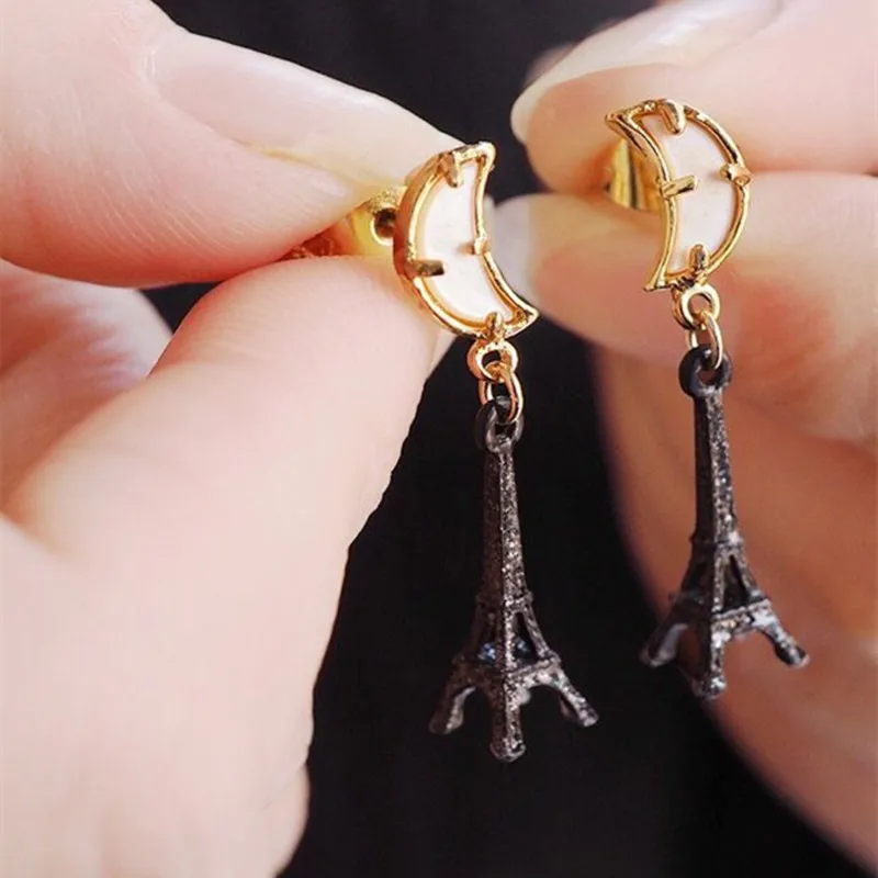 

Amybaby Designer 2018 New Pairs Lovers Luxury Enamel Glaze Womens Necklace No Piercing Stud Clip Earring Jewelry For Party