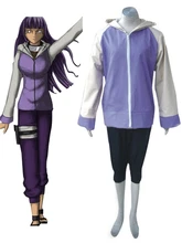 Envío Gratis Naruto Hinata Hyuga Ninja Uniforme de Cosplay del Anime