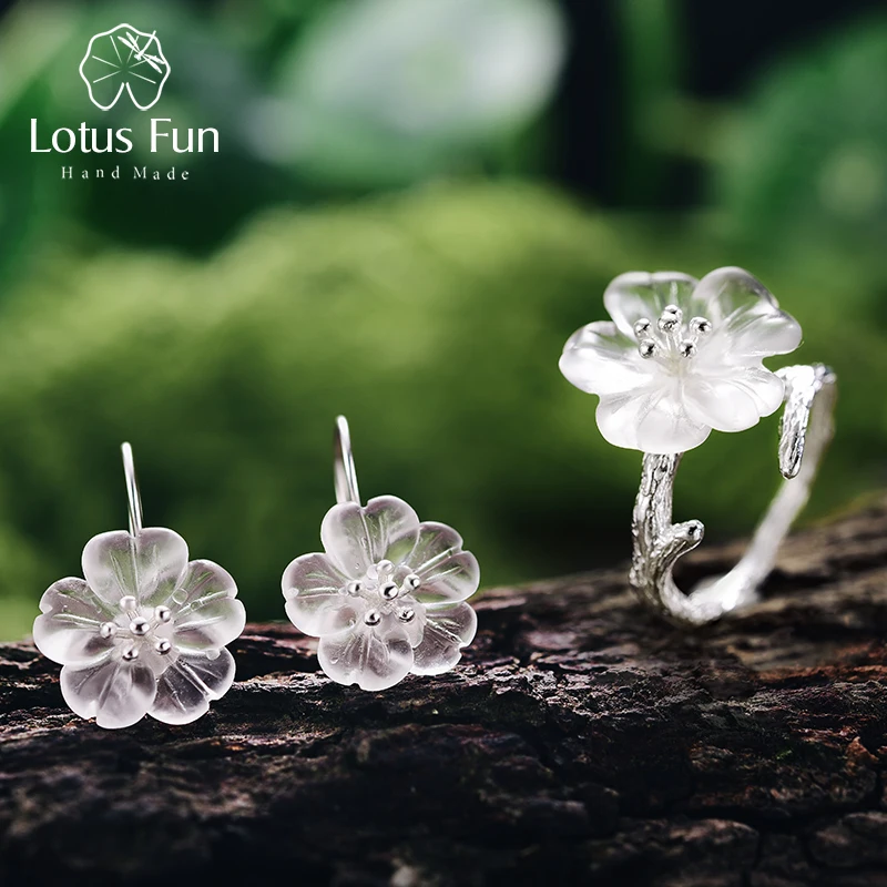 Lotus Fun реальные 925 пробы серебро ручной работы натуральный дизайнер ювелирных