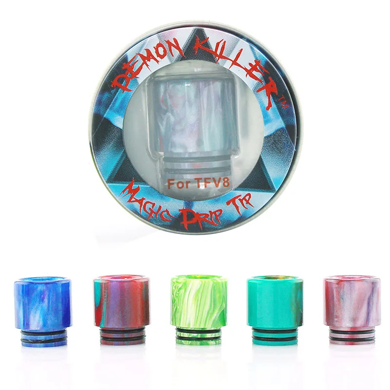 

100% Original Magic Demon Killer Epoxy Resin TFV12 TFV8 Drip Tip for Electronic Cigarette TFV12 TFV8 tank RDA Atomizers