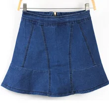 Корейская версия Новинка Шорты Юбка Джинсы студенток высокой брюки с высокой талией мини-юбка горячий прилив 9786