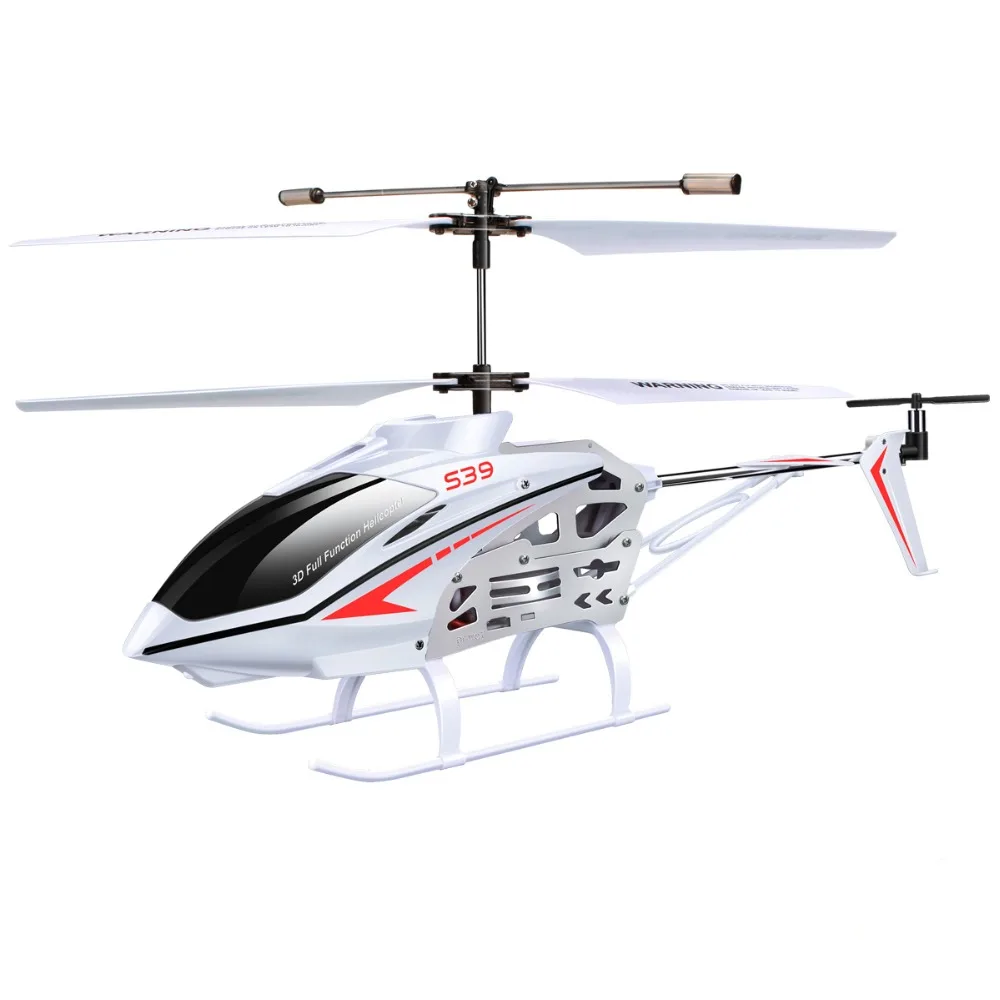 Syma S39 2,4G 3CH RC вертолет с гироскопом СВЕТОДИОДНЫЙ Алюминиевый противоударный пульт дистанционного управления 100 м самолет детские игрушки