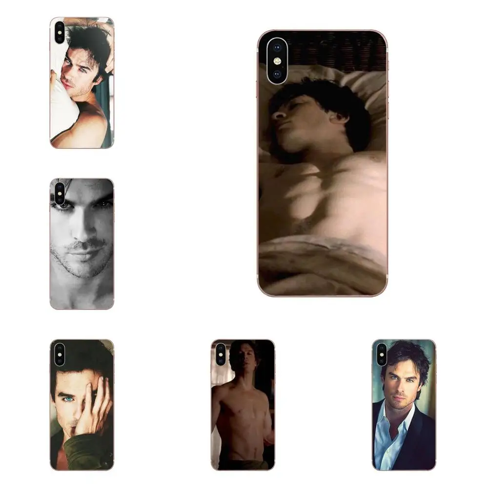 Ian Somerhalder дневников вампира для Galaxy Grand A3 A5 A7 A8 A9 A9S On5 On7 Plus Pro Star 2015 2016 2017 2018 Мягкий