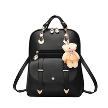 Горячая Распродажа, модная сумка через плечо, высокое качество, искусственная кожа, карамельный цвет, рюкзак, женская сумка, школьный рюкзак для девочек, Mochila# H35