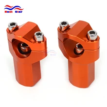 В БАЙКЕРСКОМ СТИЛЕ выше 21 мм руль 28 мм, подступни адаптер Крепление зажим для KTM 125-530 SX EXC xc, SX SXF SXS SMR 250 350 450 Enduro