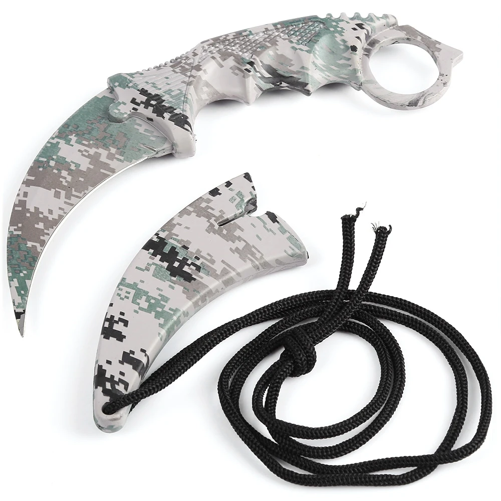 Survival Karambit Knife CS GO Claw Knife Outdoor Camping Hunting travel