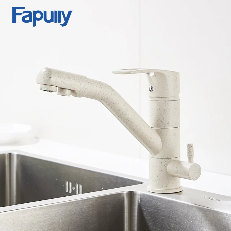 Fapully Brass Kitchen Faucet Sink Mixer Water Tap 360 Degree Rotation Drinking Water Filter Faucet 623-33YM Fapully Brass Kitchen Faucet Sink Mixer Water Tap 360 Degree Rotation Drinking Water Filter Faucet 623-33YM