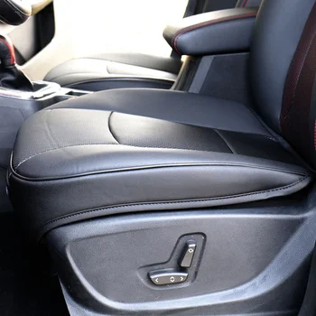 

Hot PU Leather Deluxe Car Cover Seat Protector Cushion Black Front Cover Universal Car Accessory BX