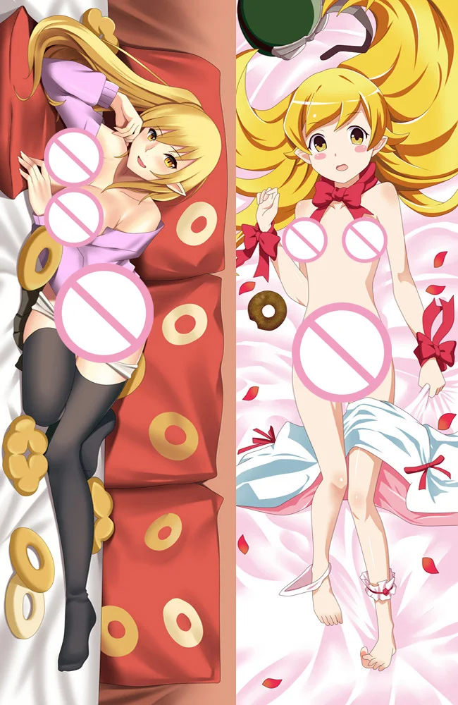 November update японская Аниме Bakemonogatari сексуальная девушка Oshino Shinobu Dakimakura наволочка для