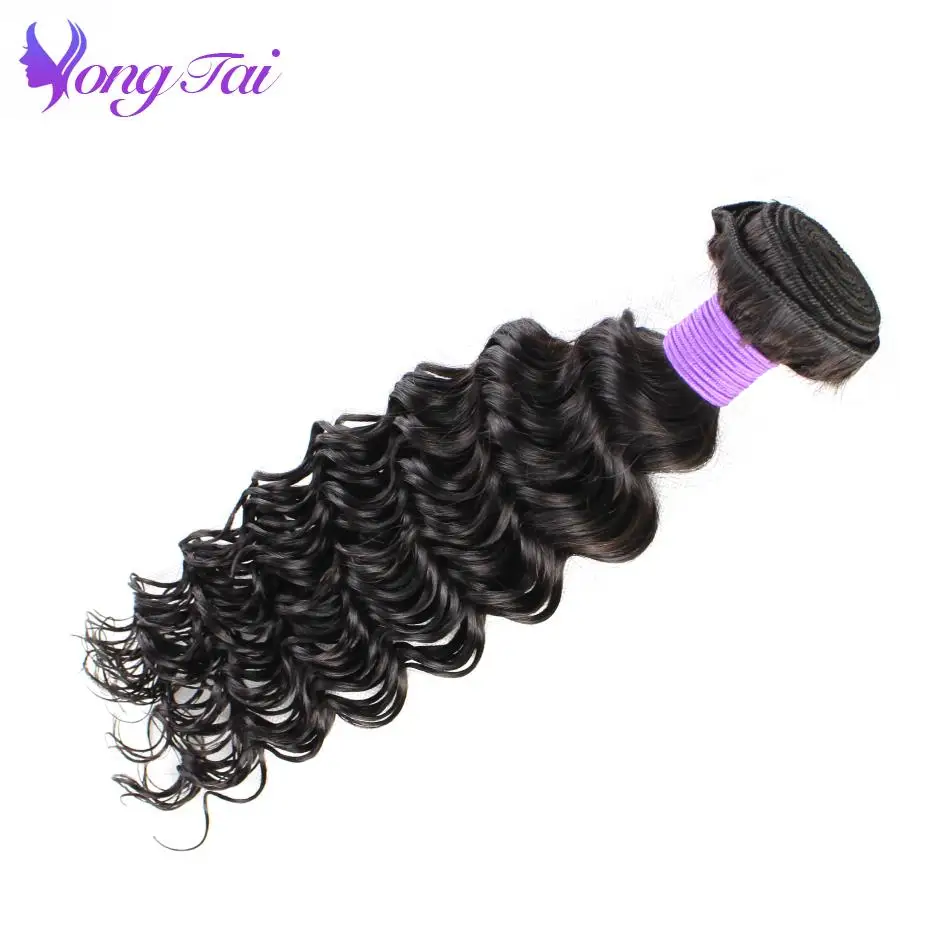 Yuyongtai необработанные индийские волосы густые вьющиеся волосы натуральные человеческие волосы для наращивания remy волосы переплетения пучки 1 шт. 10-26 дюймов без запутывания