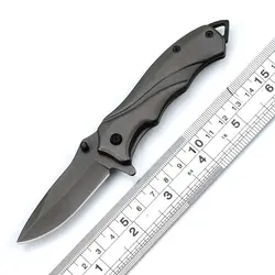 Универсальный Карманный складной нож черный титановый Тактический выживания EDC нож Открытый охотничий нож боевой Кемпинг мульти