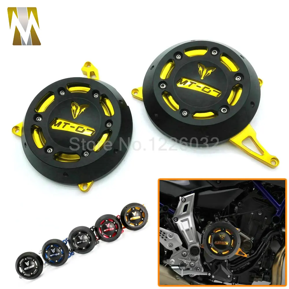 

Gold Color Motorcycle MT 07 Engine Stator Case Cover Engine Protective Cover Protector For YAMAHA MT-07 MT07 FZ-07 FZ07