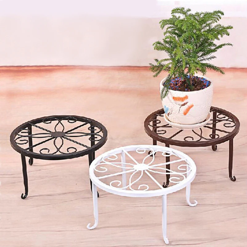 Iron Plant Stand Flower Pot Shelf Rack Display Garden Decorative Planter Holder