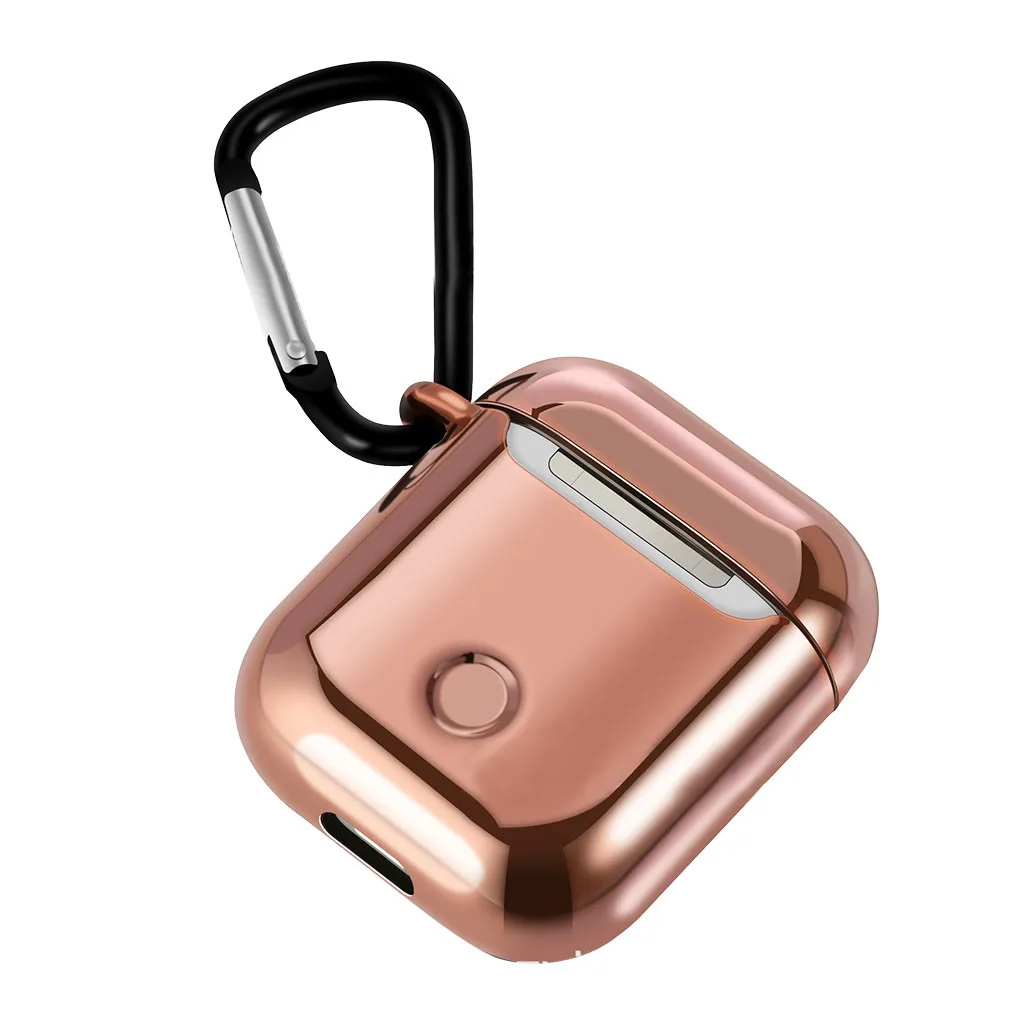 Wireless Earphones Protection TPU Electroplated Case Cover Soft Skin For Apple Airpods 1th Earphone