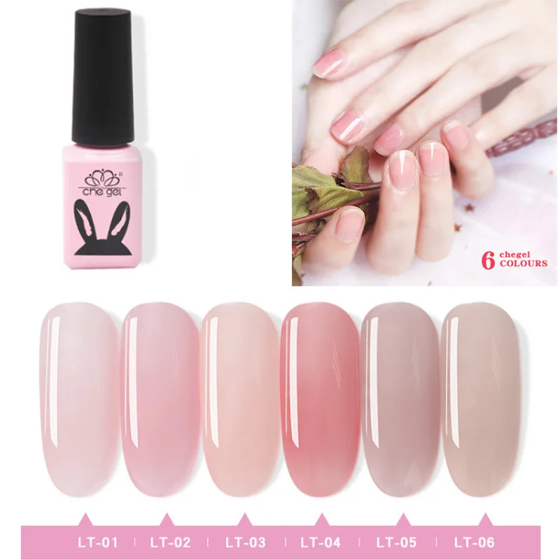 

6ML Nude Color Series Nail Gel Polish Nail Gel Polish Soak Off Nail Gel Varnish Semi Permanent Nail Art Gel