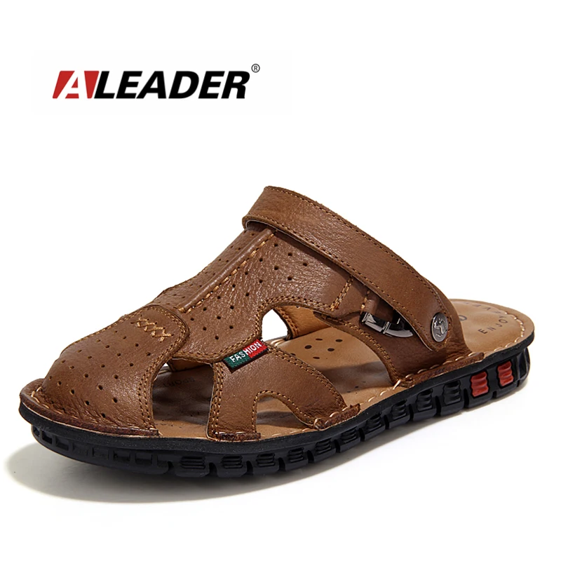 Mens Casual Leather Beach Shoes Mens Casual Leather Beach Shoes