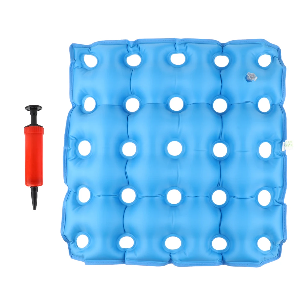 Inflatable Cushion Seat Chair Wheelchair Pillow Pad Orthopedic Support Pad for Tailbone Bed Sores Sciatica Pain Sore Relief