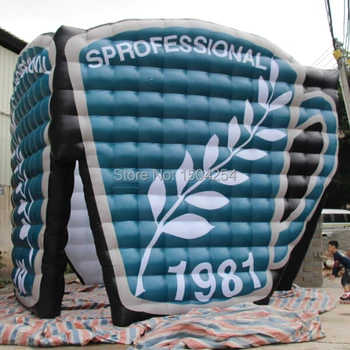 

full digital printing inflatable cup style tent,customized available for advertising commercial toy tent