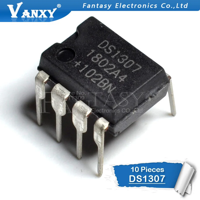 

10PCS DS1307 DIP8 DS1307N DIP8 DIP new and original IC