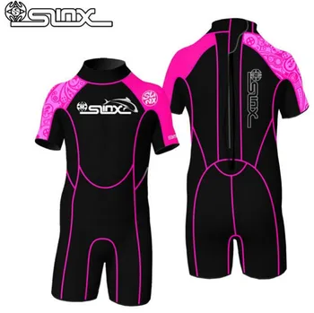 

SLINX 2mm Neoprene Children Kids Wetsuit Scuba Diving Suit Swimming Surfing Snorkeling Body Boarding Water Park Swimwear