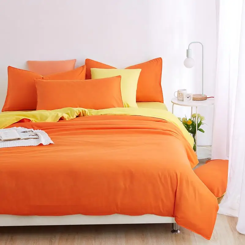 

Reactive Printing Bedding Set Super Soft Cotton Duvet Cover Flat Sheet Pillowcase Comforter Bed Set Twin Full Queen King Size