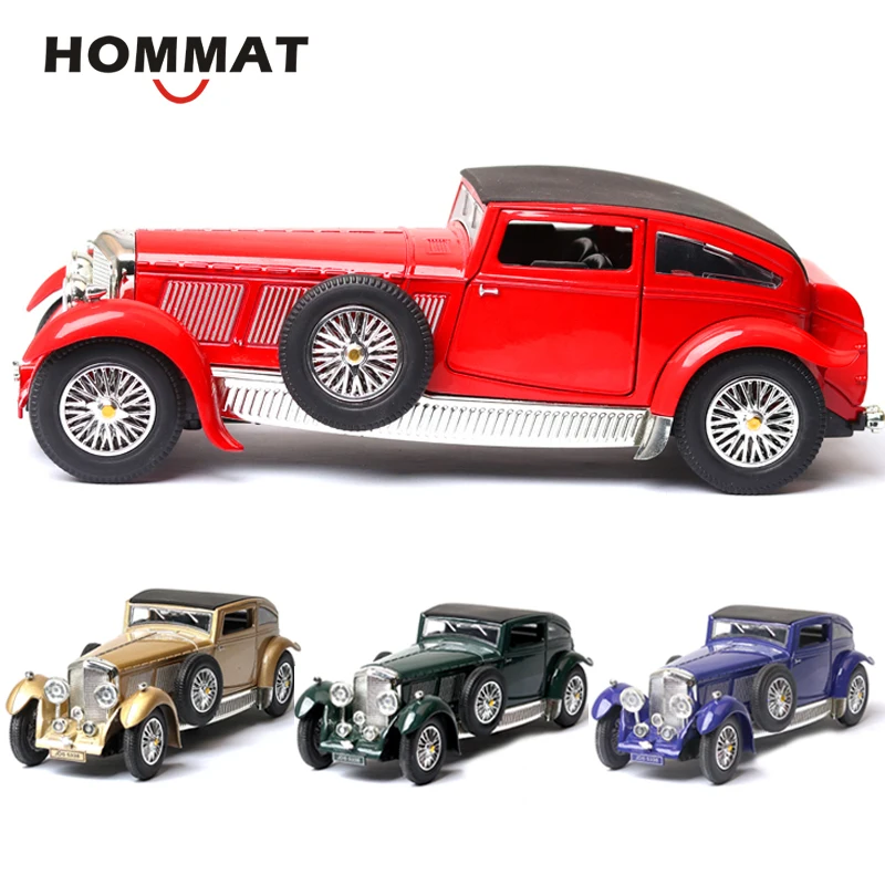 1:32 Vintage Bentley 8-Litre 1930 Model Car Diecast Gift Toy Vehicle Kids Gold 