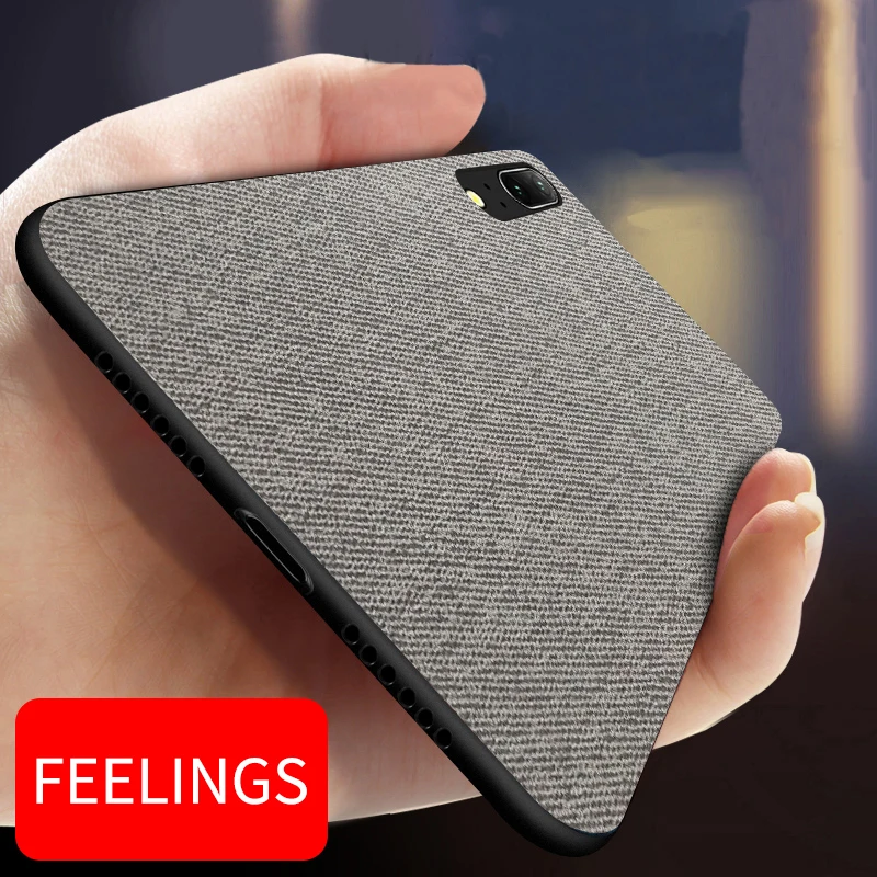 

Luxury Cloth Texture Soft Silicone Phone Case For Huawei P20 Pro Lite Ultra-thin Fabric Cover For Huawei P10 Plus P20Lite Funda