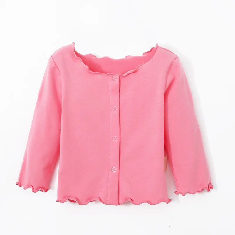 

2018 New Girls Jackets Spring Autumn Girls Clothes Long Sleeve Candy-colored Cardigan Jacket Infant Girls 1-5Y RT119