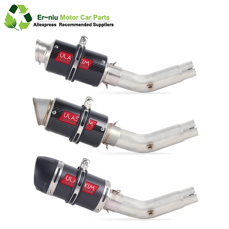 

Full System Slip On For suzuki GSR750 GSR 750 Motorcycle Exhaust Muffler Escape Middle Link Pipe With DB KILLER