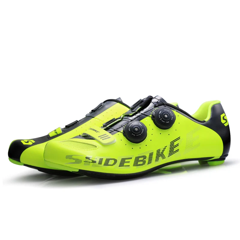 Профессиональный sidebike углеродная велосипедная обувь для шоссейного велосипеда мужские гоночные велосипедные кроссовки с Чехлы для велопедалей Сверхлегкий дышащий - Цвет: Only Shoes