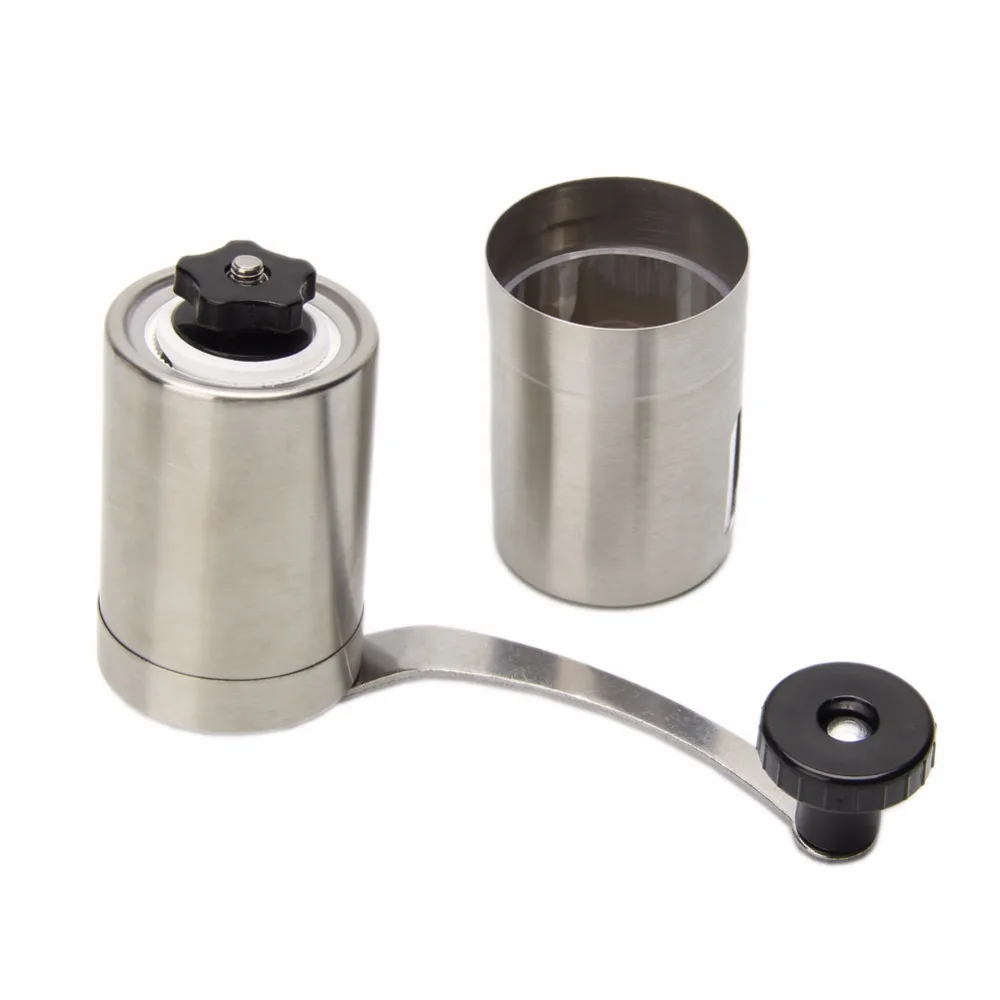 

Stainless Steel Manual Coffee Bean Grinder Mill Hand Grinding Kitchen Tool