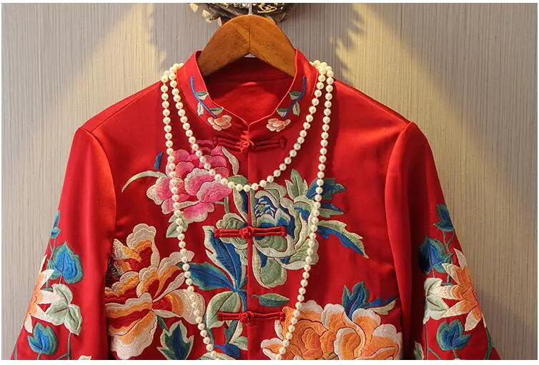 cheongsam vintage cheongsams tradicional bordado hanfu superior china roupas