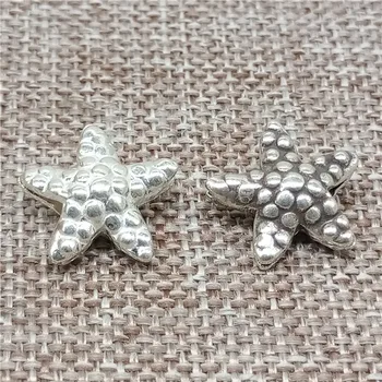 

Karen Hill Tribe Silver Starfish Beads for Sea Beach Ocean Bracelet Necklace